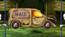 beängstigend Mail Lieferwagen Auto Garage | Auto für Kinder | Toy Car | Scary Mail Van Car