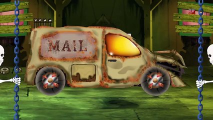 beängstigend Mail Lieferwagen Auto Garage | Auto für Kinder | Toy Car | Scary Mail Van Car