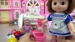 Baby Doli and food car surprise eggs toys baby doll play