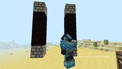 Hit The Target Attacks Stampylonghead And Iballisticsquid In Stampys Lovely World - Minecraft