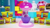 Learn RAINBOW COLORS with Play Doh & the Magic Cool Baker Play Dough Mixing Playset!