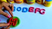 Learn Alphabets with Play Doh abcdefghikjlmnopqrstuvwxyz|ABC Party Song|Learn to write ABC