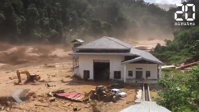 Les images impressionnantes des inondations au Laos - Le Rewind du mercredi 20 septembre 2017