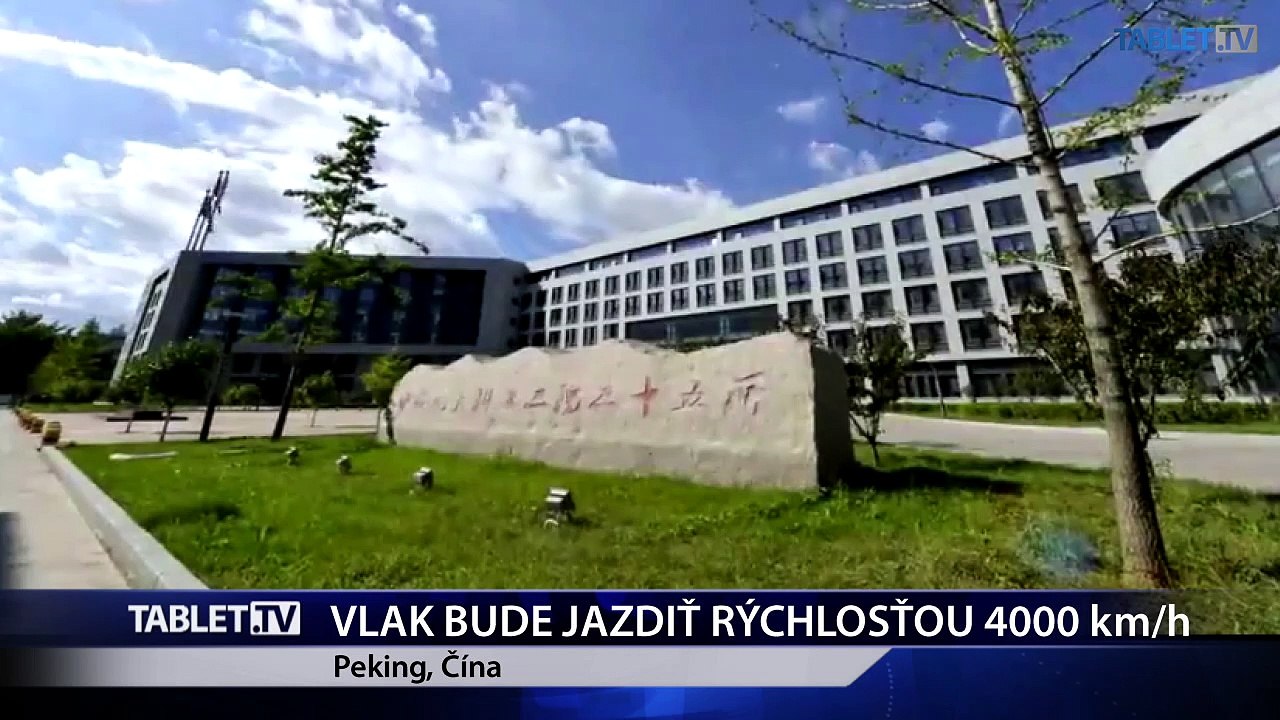 V Číne pripravujú vlak, ktorý bude jazdiť rýchlosťou 4000 km/h