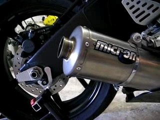 Ligne Micron serpent R6 2007 moteur froid