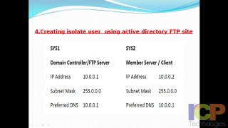 Internet Information Services FTP Server | Creating Isolate user using active directory FTP Site