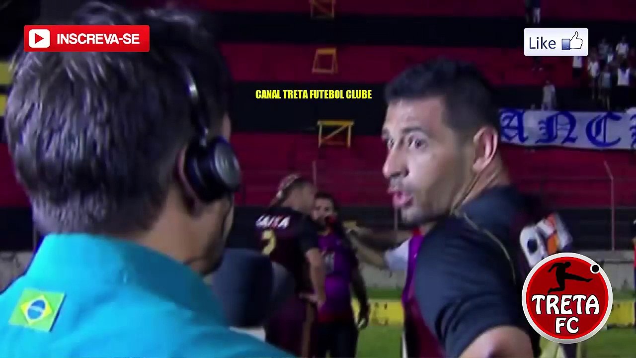 DIEGO SOUZA SE IRRITA E ENCARA REPÓRTER APÓS SPORT 0 X 1 AVAÍ
