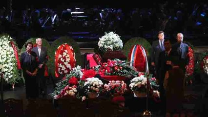 Ceremonia homenaje en el Bolshói de Moscú al fallecido Zurab Sotkilava