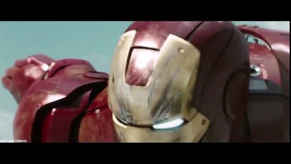 Iron Man | Iron Man vs F-22 Raptors | Dogfight Sahnesi | HD