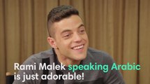 Rami Malek speaking Arabic is adorable