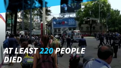 Mexico earthquake death toll surpasses 200