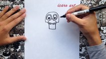 Como dibujar a old chica de five nights at freddys | how to draw old chica