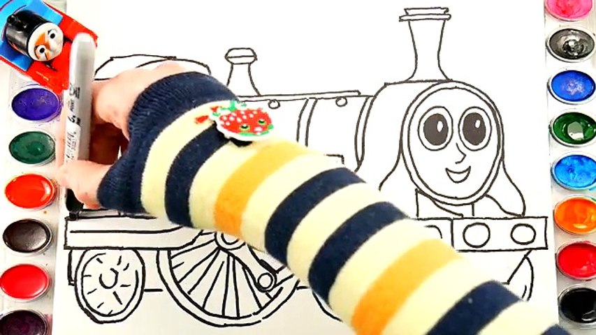 Emily The Train Coloring Pages 300x250