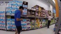 MOST EPIC Toilet Paper Fort In Walmart