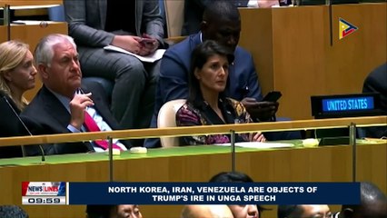GLOBAL NEWS: North Korea, Iran, Venezuela are objects of Trump's Ire in UNGA speech