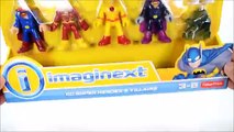 Imaginext® DC Super Heroes & Villains w/ Superman Batman Red Robin & Man-Bat Unboxing