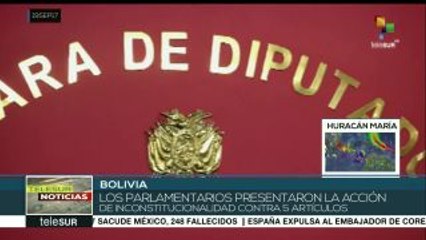 Parlamentarios bolivianos buscan habilitar reelección de Evo Morales