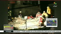 México continúa buscando sobrevivientes bajo los escombros