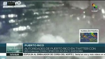 El huracán María llega a Puerto Rico