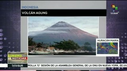 Download Video: Indonesia eleva alerta en Bali ante posible erupción de volcán Agung