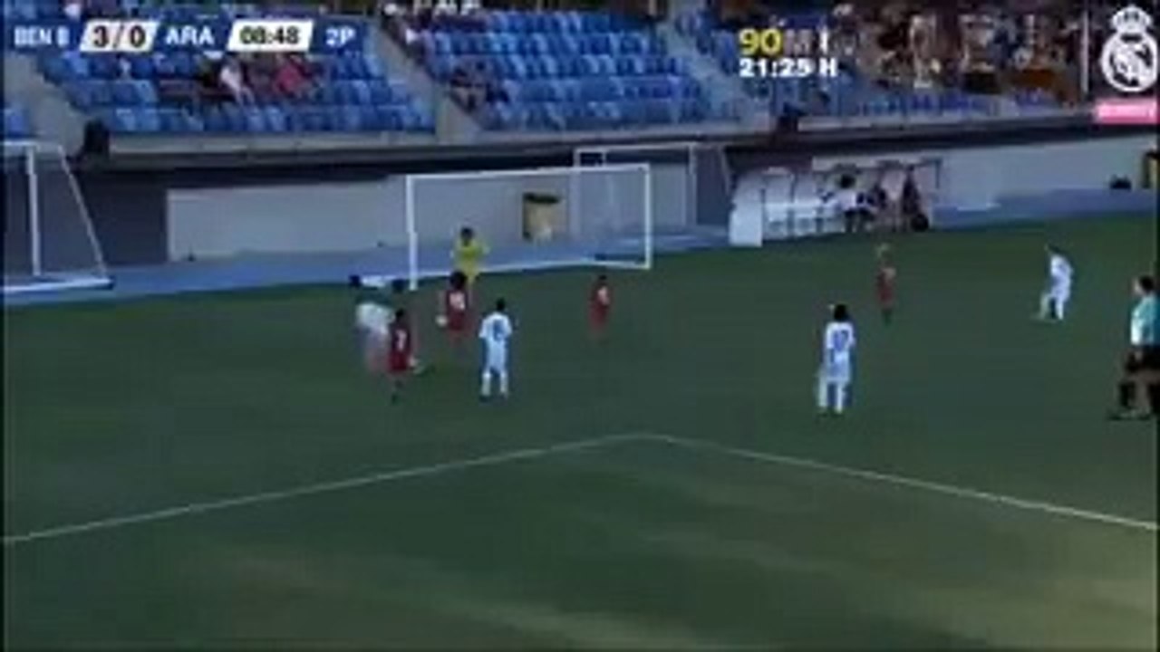 ابن الوز عوام.. نجل مارسيلو يسجل "هاتريك" مع أشبال ريال مدريد