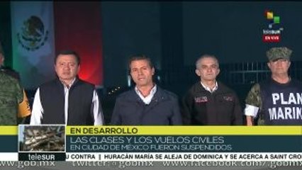 Presidente de México: Es una dolorosa prueba. Sigamos unidos