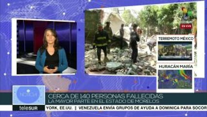 México: intentan rescatar a niños y maestros atrapados en una escuela