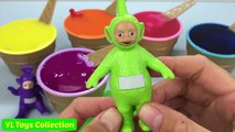 Fun Learning Colours with Slime Surprise Toys Teletubbies Disney Micky and Minnie Mouse