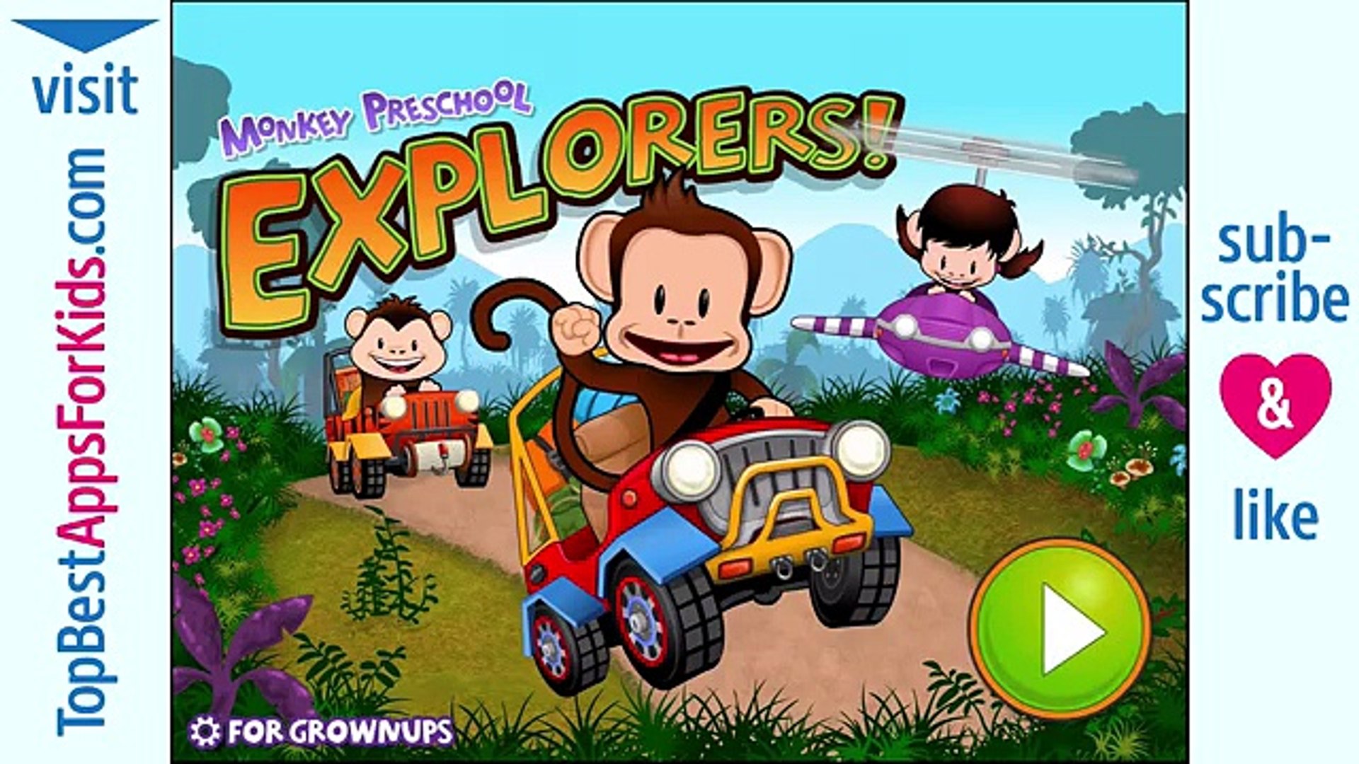 Monkey Preschool Explorers - Educational App for Kids