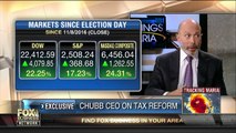 Chubb CEO on tax reform  The stimulus to our economy will be tremendous