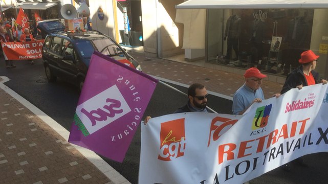 Manifestions contre les ordonnances à Cholet