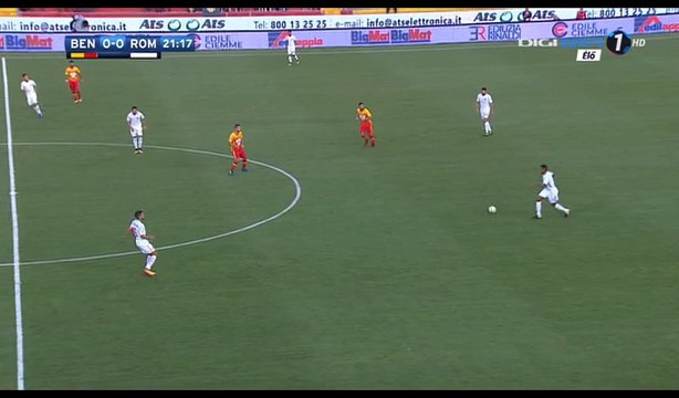 Edin Dzeko Goal HD - Benevento 0-1 AS Roma - 20.09.2017