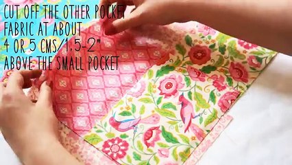 DIY: Easy NO SEW Fabric Folder - Back to School