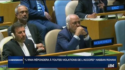 ONU: l'Iran menace de "répondre à toutes violations" de l'accord sur le nucléaire