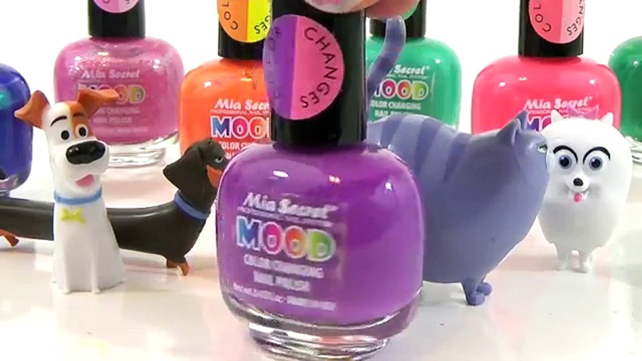 D.I.Y. Secret Life of Pets Color Change Mood Nail Polish! Easy Do it Yourself Project TUYC