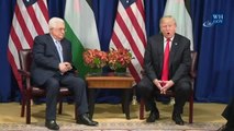 ABD Başkanı Trump, Filistin Devlet Başkanı Abbas ile Görüştü