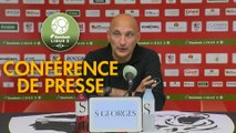 Conférence de presse AC Ajaccio - Valenciennes FC (3-0) : Olivier PANTALONI (ACA) - Faruk HADZIBEGIC (VAFC) - 2017/2018
