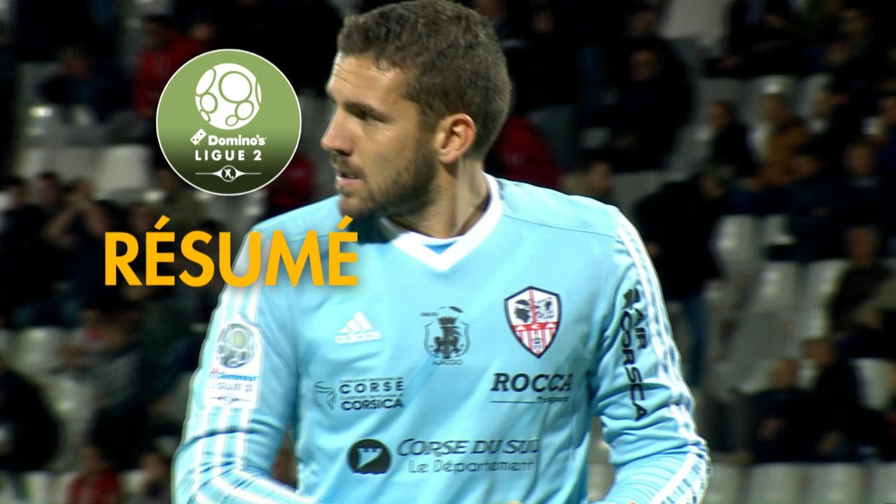 AC Ajaccio - Valenciennes FC (3-0)  - Résumé - (ACA-VAFC) / 2017-18