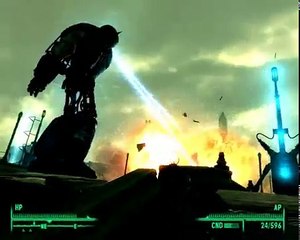 Fallout 3 - Giant robot vs all of Enclave