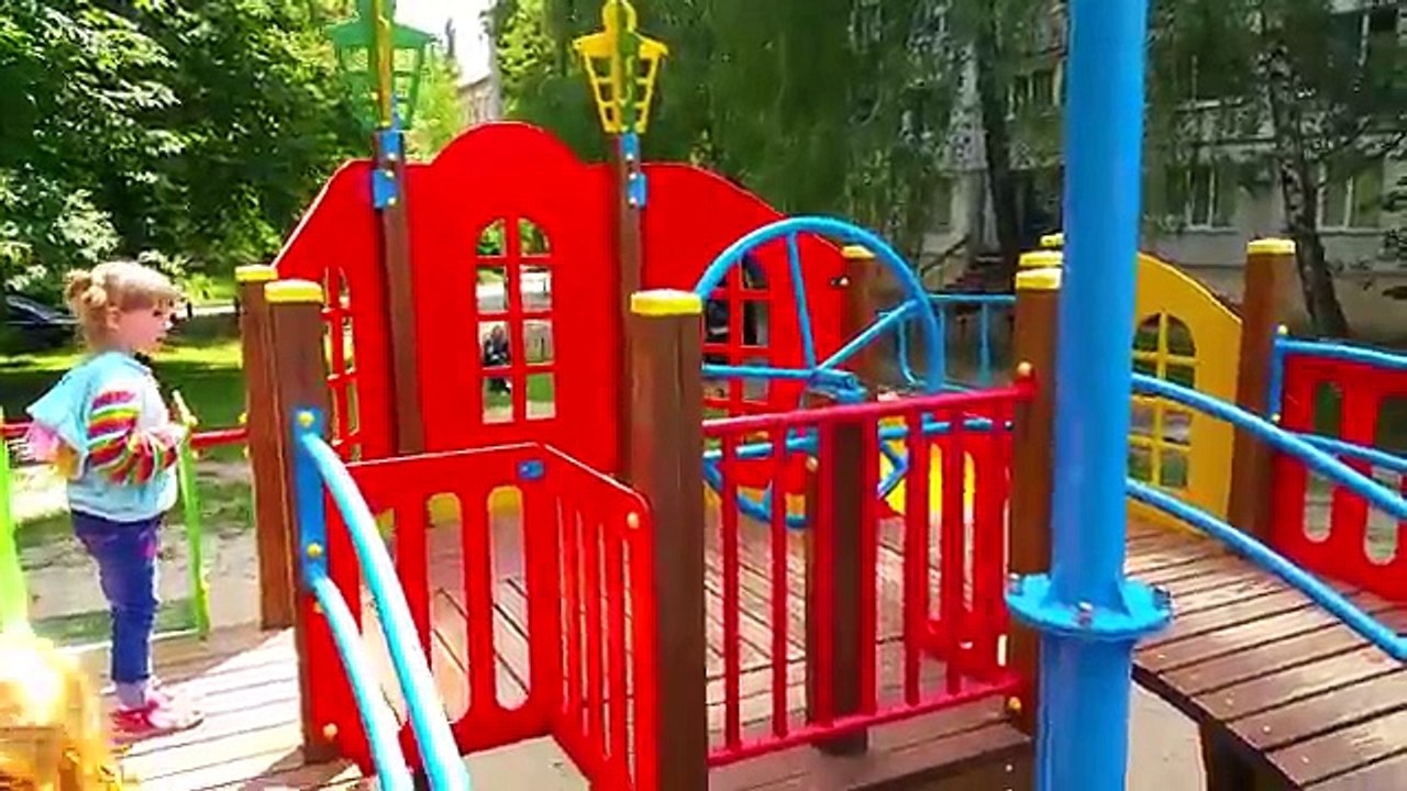 СУПЕР! Детская Площадка КОРАБЛЬ ВЛОГ Вика Играет на площадке VLOG Kids Playground Fun Play