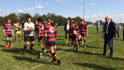 Bernard Laporte inaugure le complexe de rugby