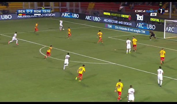 Lorenzo Venuti (Own goal) HD - Benevento 0-4 AS Roma - 20.09.2017