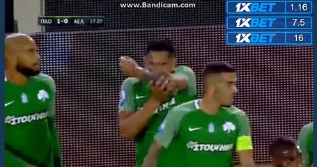 Andres Chavez GOAL - Panathinikos 1-0 AEL Larisa  20.09.2017