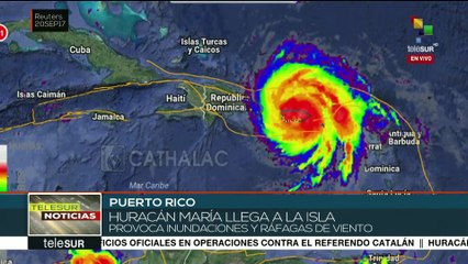 "María" toca tierra en el este de Puerto Rico