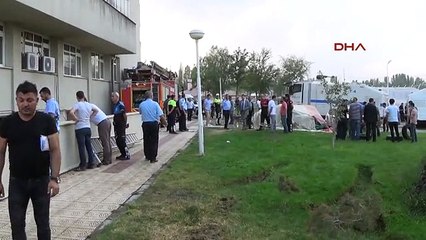 Iğdır Emniyet Müdürlüğünde Yangın Çıktı