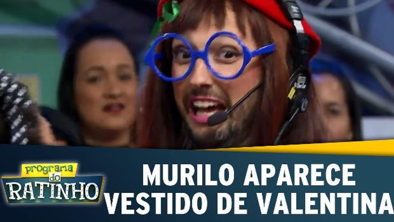 Murilo aparece vestido de Valentina