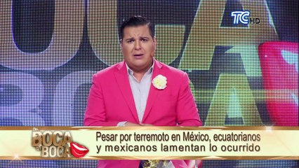 Ecuatorianos que vivieron el terremoto de 7.1 en México