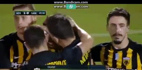 All Goals & highlights HD  AEK Athens FC 2 - 0	Lamia 20-09-2017