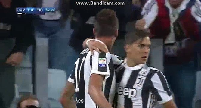 Mario Mandzukic Goal HD - Juventus	1-0	Fiorentina 20.09.2017