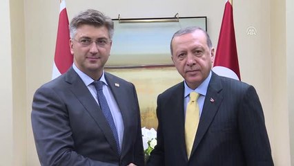 Cumhurbaşkanı Erdoğan, Hırvatistan Başbakanı Plenkovic'i Kabul Etti - New